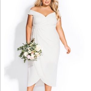 City Chic Rippled Love Dress